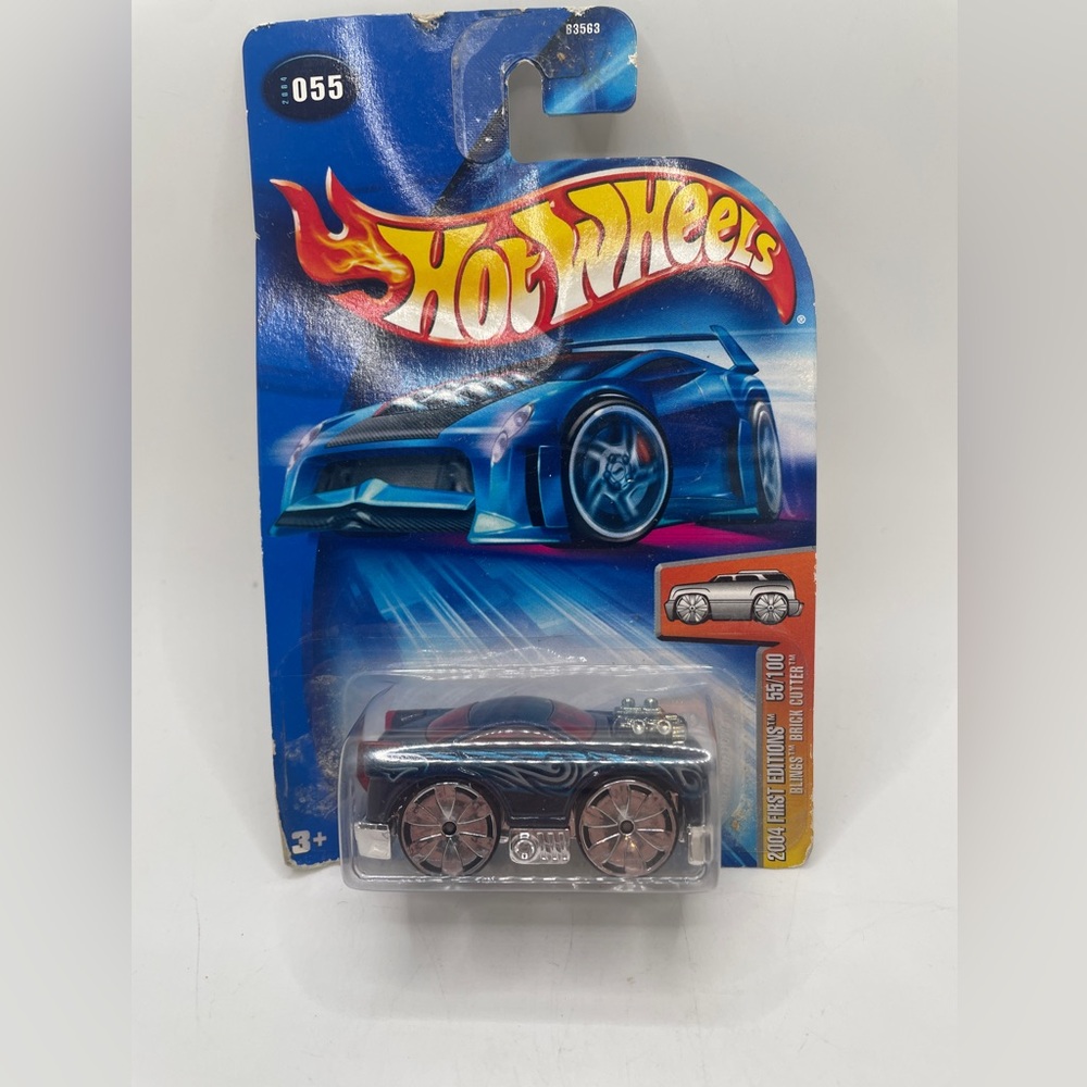 2004 Hot Wheels First Editions Blings Brick Cutter #55 NIP